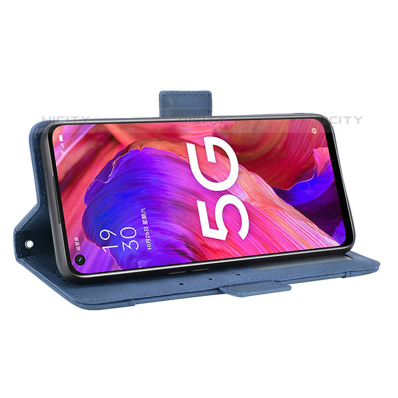 Coque Portefeuille Livre Cuir Etui Clapet BY3 pour OnePlus Nord N200 5G Plus