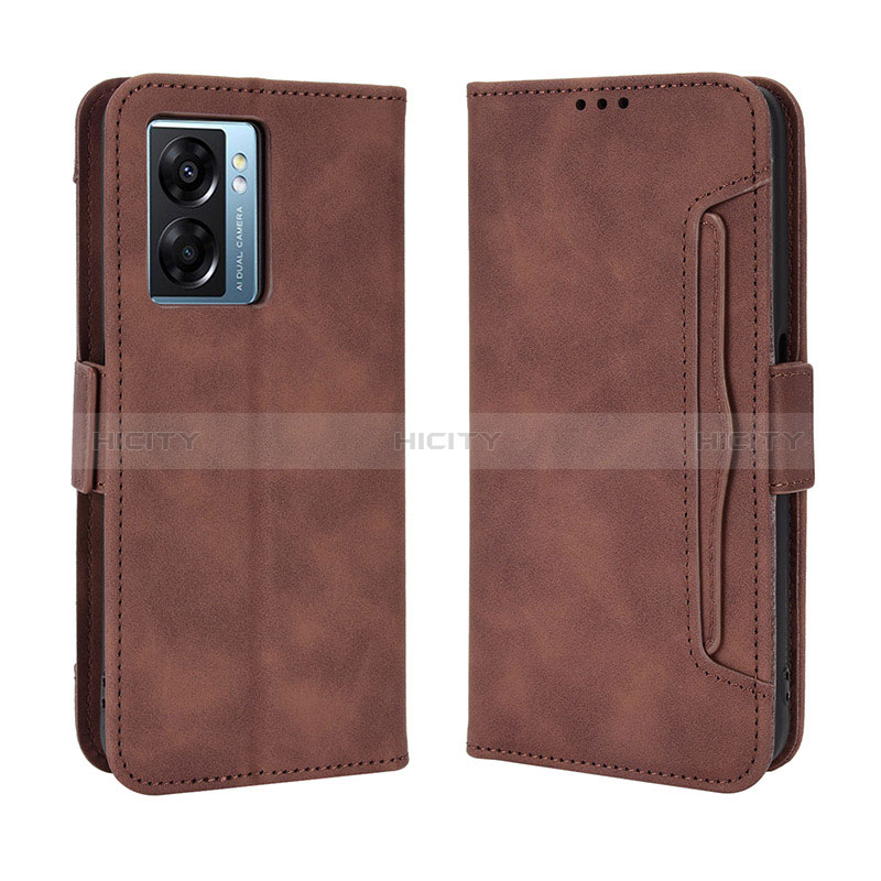 Coque Portefeuille Livre Cuir Etui Clapet BY3 pour Oppo A56S 5G Plus