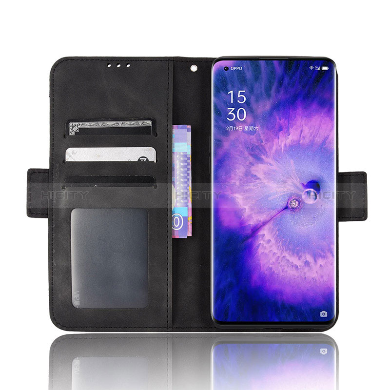 Coque Portefeuille Livre Cuir Etui Clapet BY3 pour Oppo Find X5 5G Plus