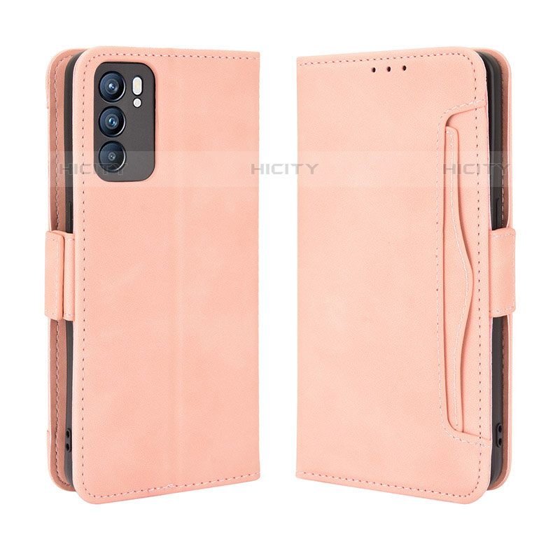 Coque Portefeuille Livre Cuir Etui Clapet BY3 pour Oppo Reno6 5G Plus