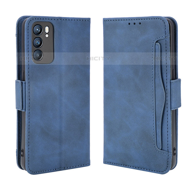 Coque Portefeuille Livre Cuir Etui Clapet BY3 pour Oppo Reno6 5G Plus