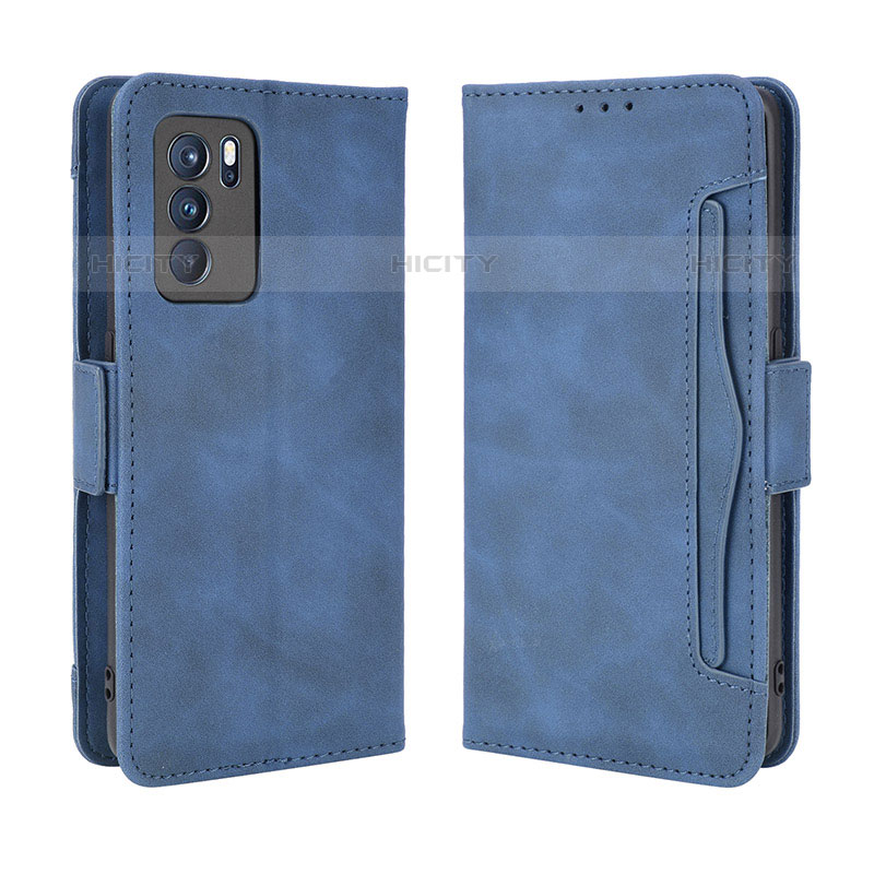 Coque Portefeuille Livre Cuir Etui Clapet BY3 pour Oppo Reno6 Pro 5G India Plus