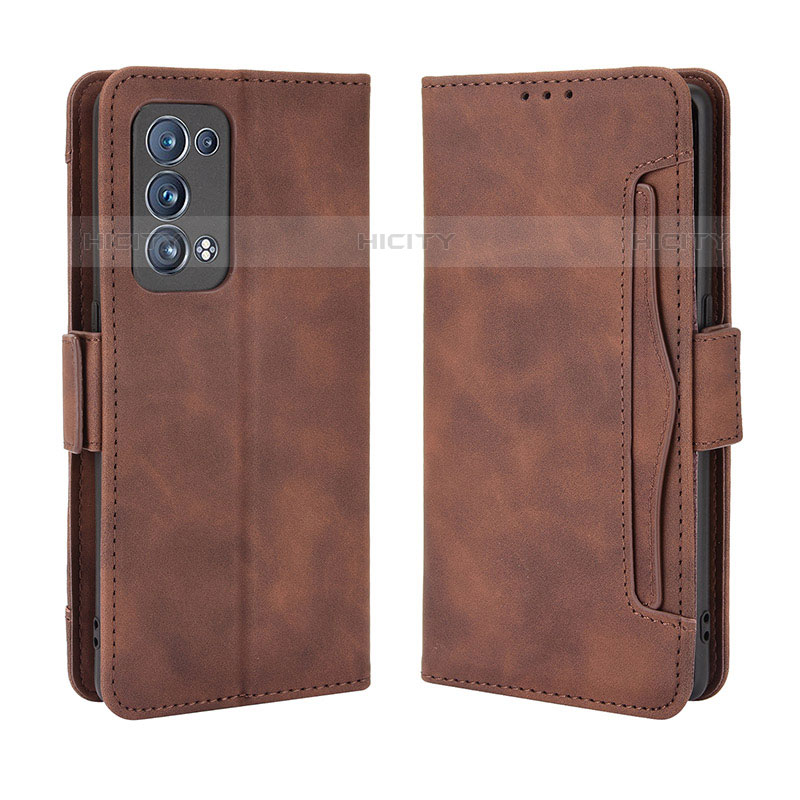 Coque Portefeuille Livre Cuir Etui Clapet BY3 pour Oppo Reno6 Pro 5G Plus