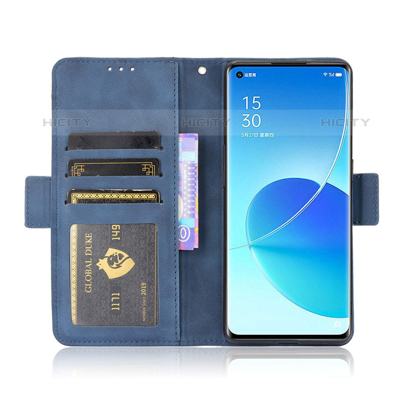 Coque Portefeuille Livre Cuir Etui Clapet BY3 pour Oppo Reno6 Pro 5G Plus