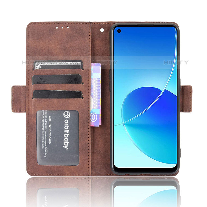 Coque Portefeuille Livre Cuir Etui Clapet BY3 pour Oppo Reno6 Z 5G Plus