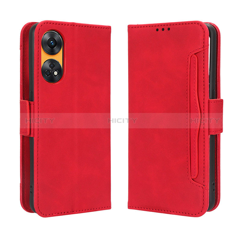 Coque Portefeuille Livre Cuir Etui Clapet BY3 pour Oppo Reno8 T 4G Plus