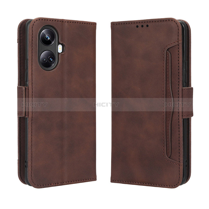 Coque Portefeuille Livre Cuir Etui Clapet BY3 pour Realme 10 Pro+ Plus 5G Plus