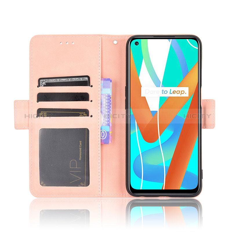 Coque Portefeuille Livre Cuir Etui Clapet BY3 pour Realme 8 5G Plus