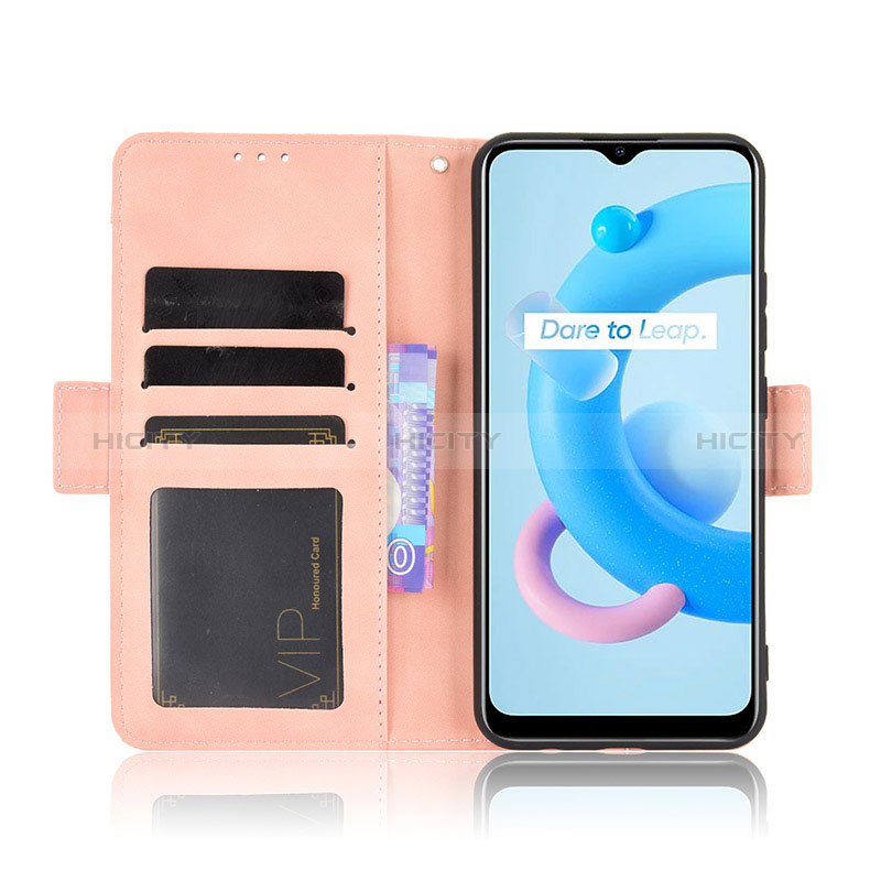 Coque Portefeuille Livre Cuir Etui Clapet BY3 pour Realme C11 (2021) Plus