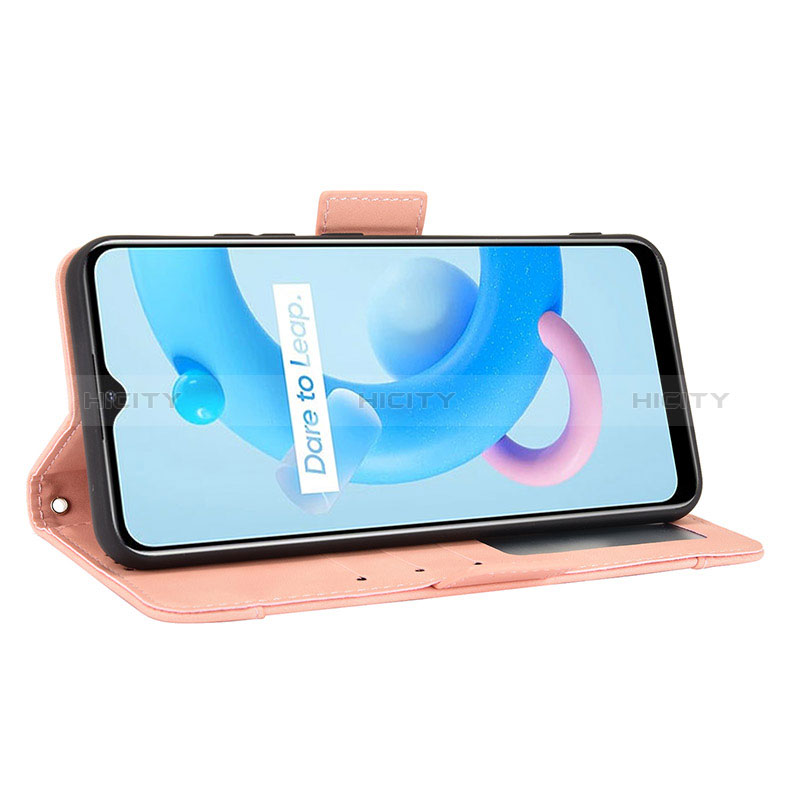 Coque Portefeuille Livre Cuir Etui Clapet BY3 pour Realme C11 (2021) Plus