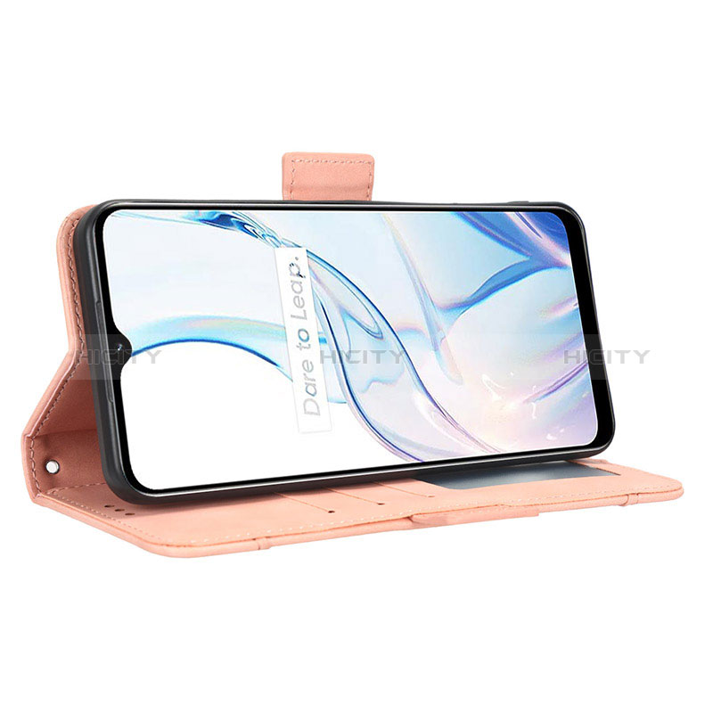 Coque Portefeuille Livre Cuir Etui Clapet BY3 pour Realme C30 Plus