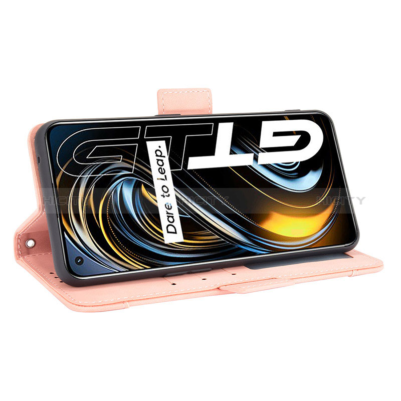 Coque Portefeuille Livre Cuir Etui Clapet BY3 pour Realme GT 5G Plus