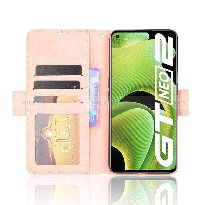 Coque Portefeuille Livre Cuir Etui Clapet BY3 pour Realme GT Neo 3T 5G Plus