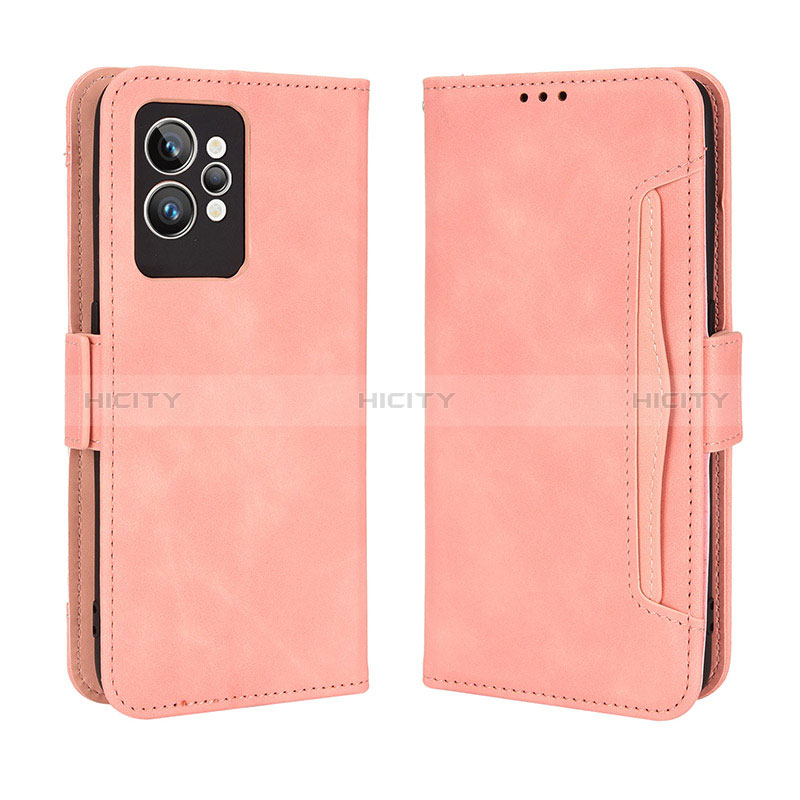 Coque Portefeuille Livre Cuir Etui Clapet BY3 pour Realme GT2 Pro 5G Rose Plus