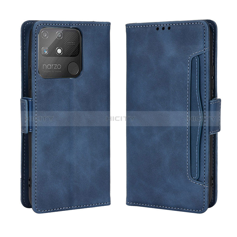 Coque Portefeuille Livre Cuir Etui Clapet BY3 pour Realme Narzo 50A Plus