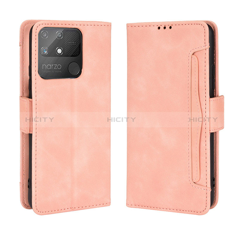 Coque Portefeuille Livre Cuir Etui Clapet BY3 pour Realme Narzo 50A Plus