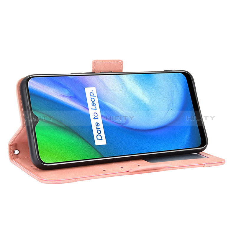 Coque Portefeuille Livre Cuir Etui Clapet BY3 pour Realme Q2i 5G Plus