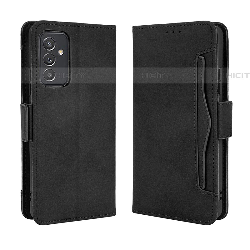 Coque Portefeuille Livre Cuir Etui Clapet BY3 pour Samsung Galaxy A05s Noir Plus