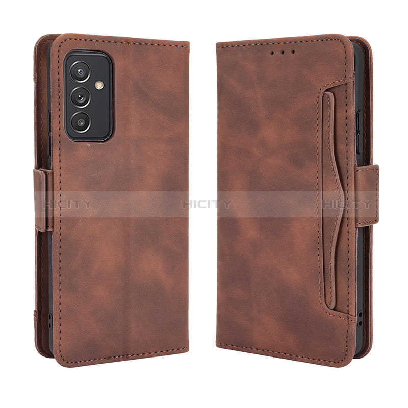 Coque Portefeuille Livre Cuir Etui Clapet BY3 pour Samsung Galaxy A15 4G Marron Plus