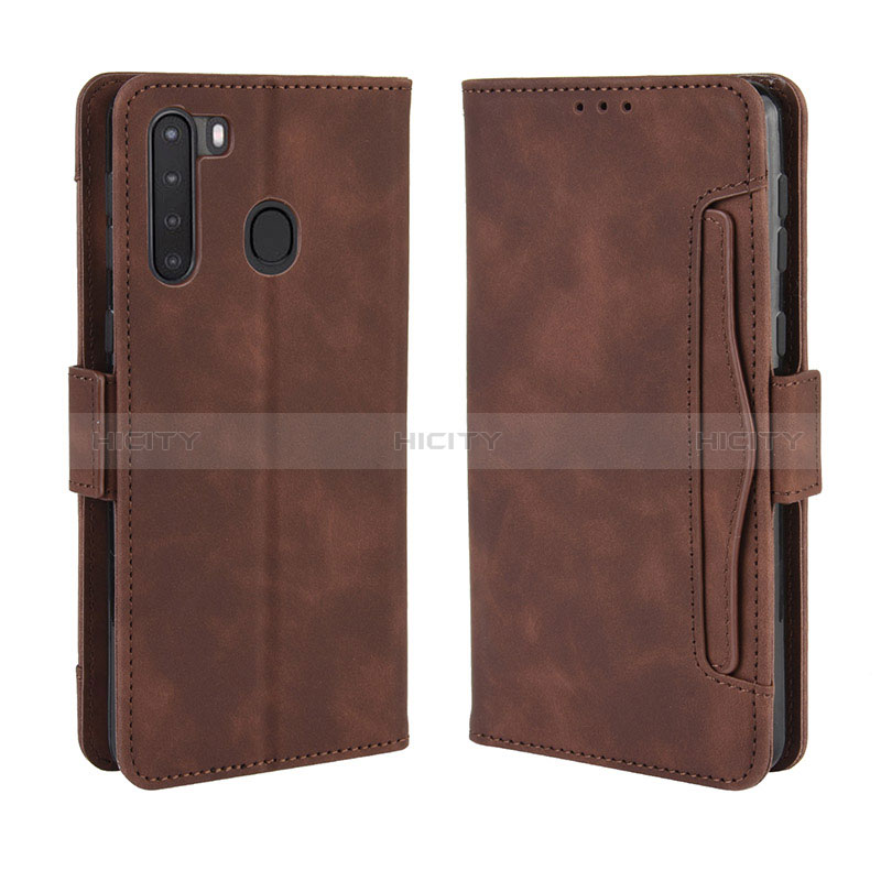 Coque Portefeuille Livre Cuir Etui Clapet BY3 pour Samsung Galaxy A21 Plus