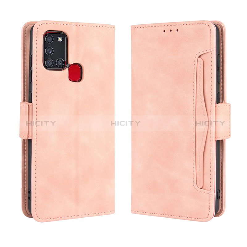 Coque Portefeuille Livre Cuir Etui Clapet BY3 pour Samsung Galaxy A21s Plus