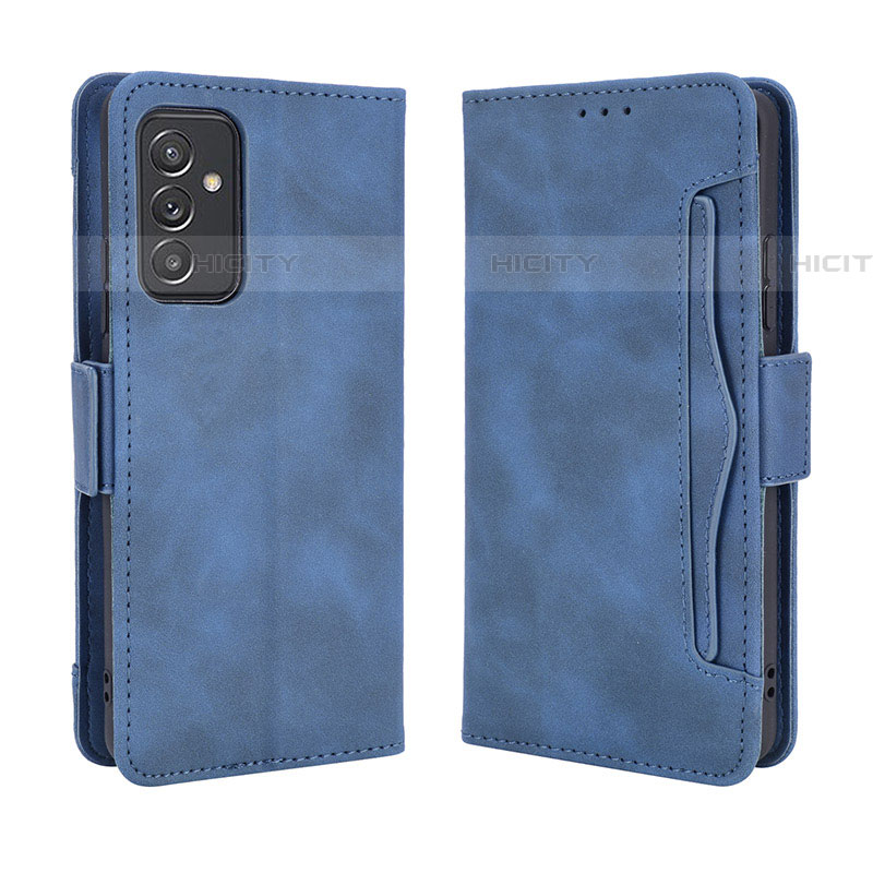 Coque Portefeuille Livre Cuir Etui Clapet BY3 pour Samsung Galaxy A25 5G Bleu Plus