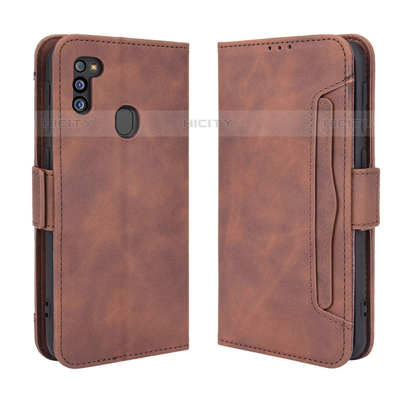 Coque Portefeuille Livre Cuir Etui Clapet BY3 pour Samsung Galaxy M21 (2021) Plus