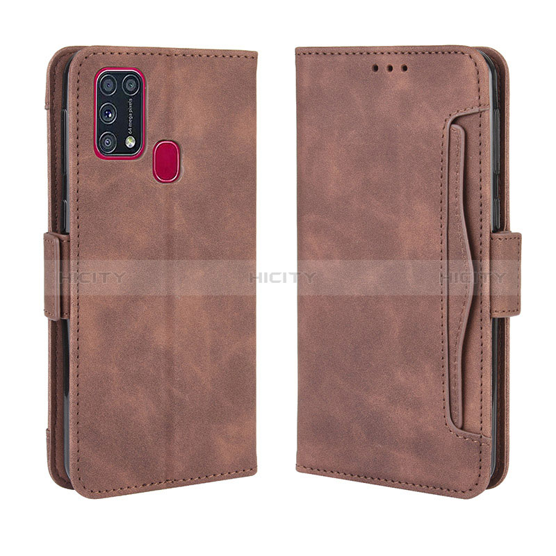 Coque Portefeuille Livre Cuir Etui Clapet BY3 pour Samsung Galaxy M21s Plus