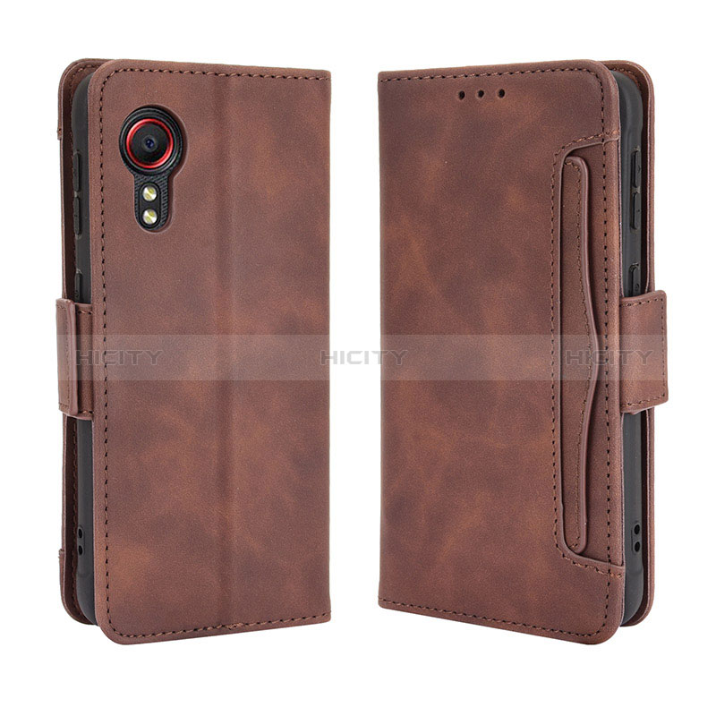 Coque Portefeuille Livre Cuir Etui Clapet BY3 pour Samsung Galaxy XCover 5 SM-G525F Plus