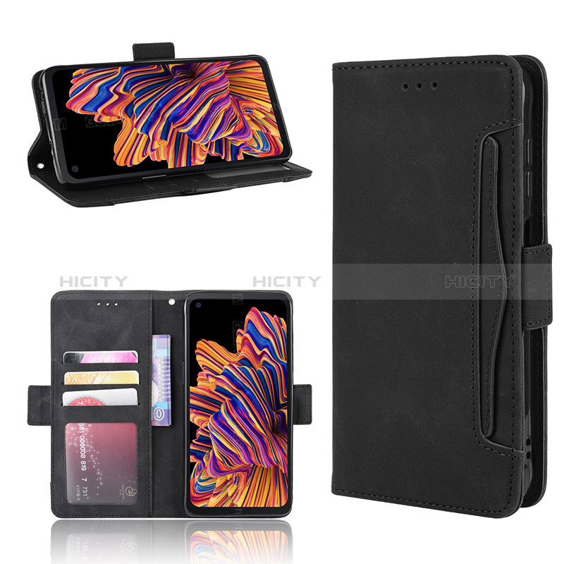 Coque Portefeuille Livre Cuir Etui Clapet BY3 pour Samsung Galaxy XCover Pro Plus