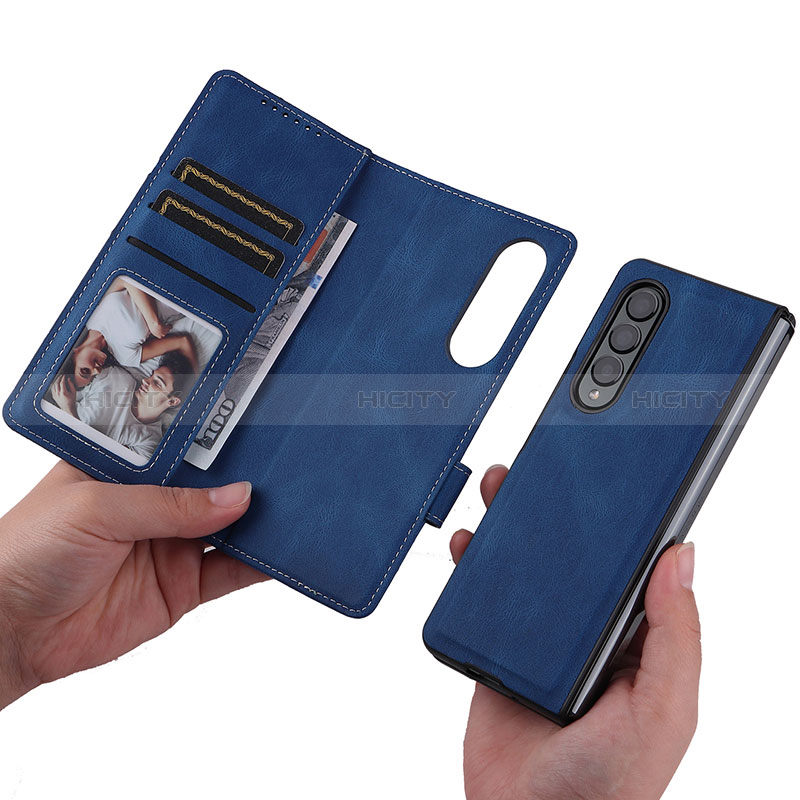 Coque Portefeuille Livre Cuir Etui Clapet BY3 pour Samsung Galaxy Z Fold3 5G Plus