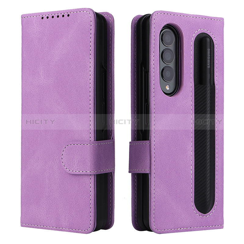 Coque Portefeuille Livre Cuir Etui Clapet BY3 pour Samsung Galaxy Z Fold3 5G Plus