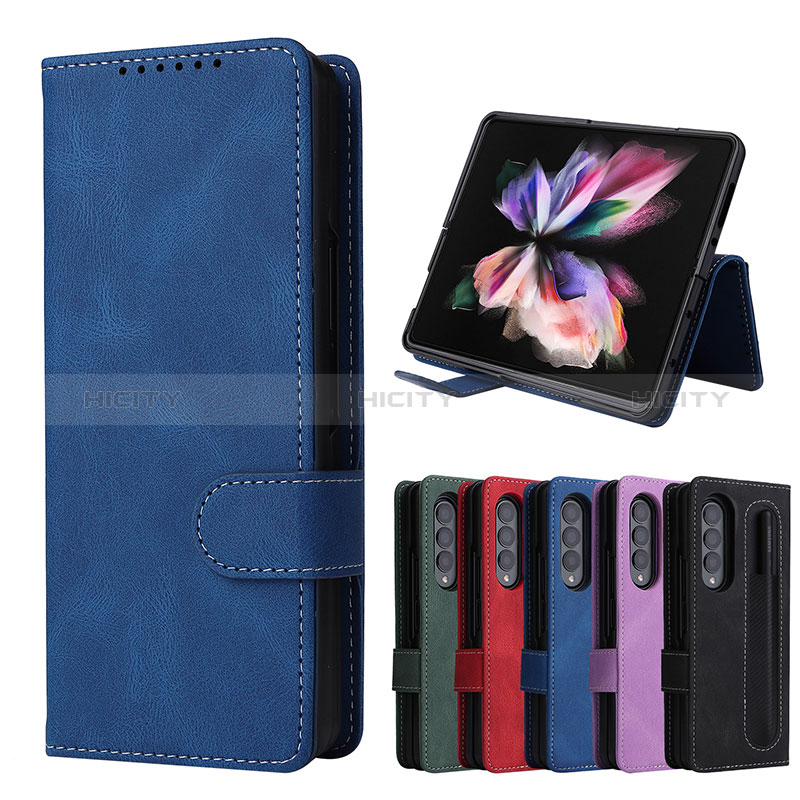 Coque Portefeuille Livre Cuir Etui Clapet BY3 pour Samsung Galaxy Z Fold3 5G Plus