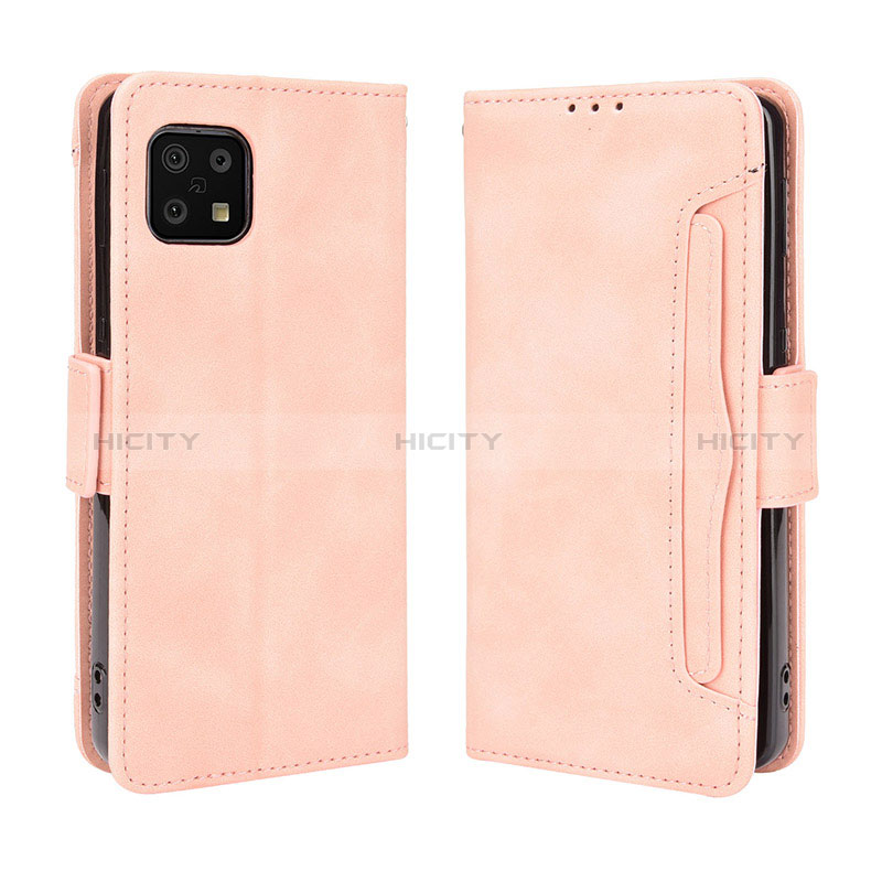 Coque Portefeuille Livre Cuir Etui Clapet BY3 pour Sharp Aquos Sense6 Plus