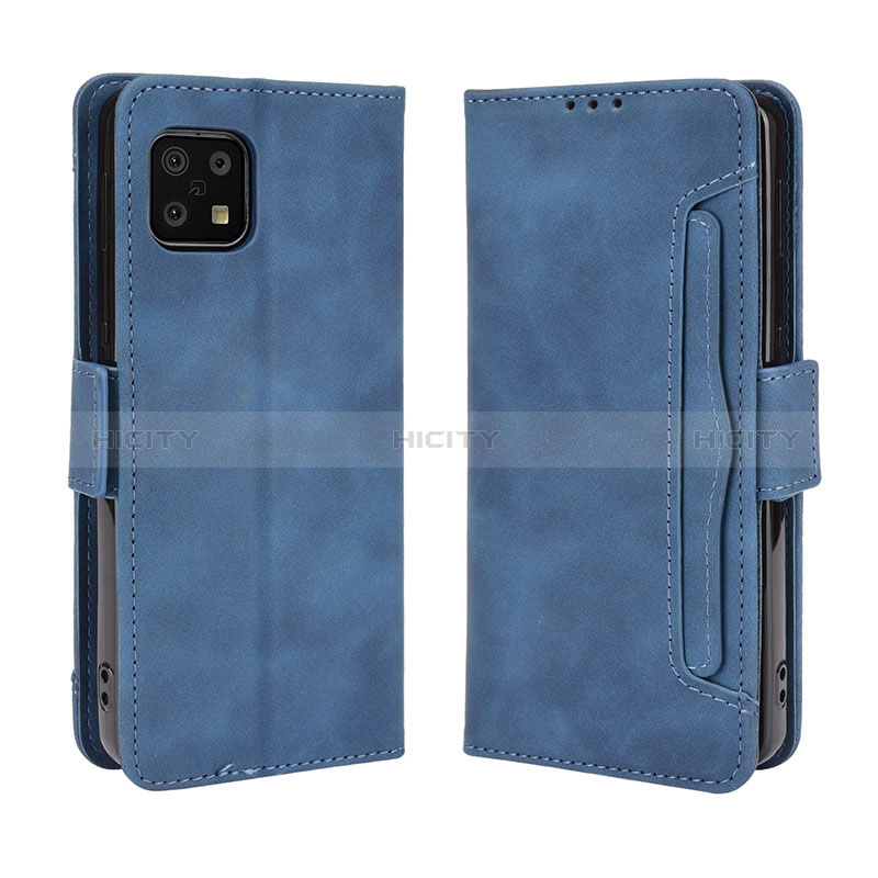 Coque Portefeuille Livre Cuir Etui Clapet BY3 pour Sharp Aquos Sense6 Plus