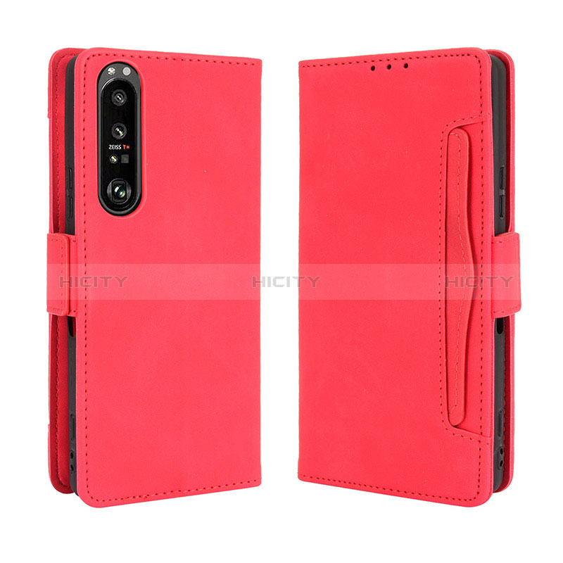 Coque Portefeuille Livre Cuir Etui Clapet BY3 pour Sony Xperia 1 III Plus