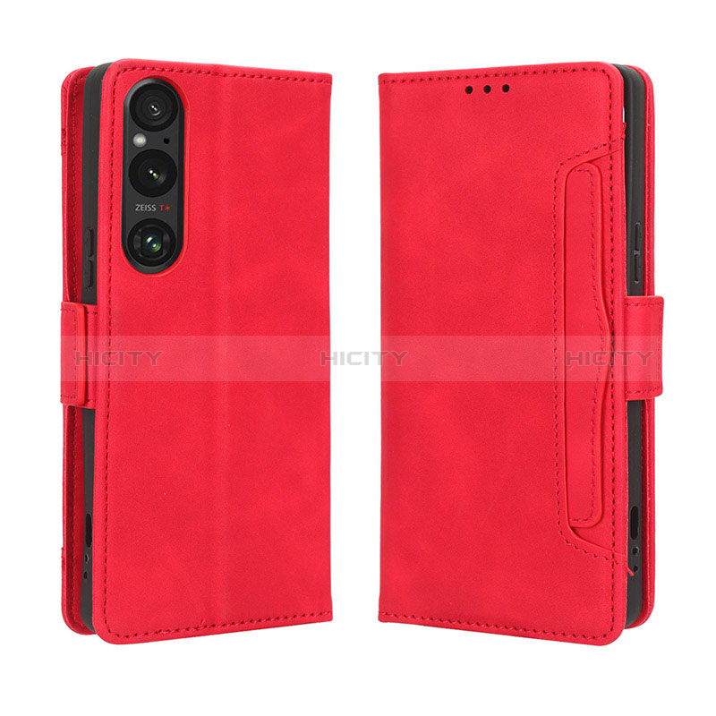 Coque Portefeuille Livre Cuir Etui Clapet BY3 pour Sony Xperia 1 V Plus