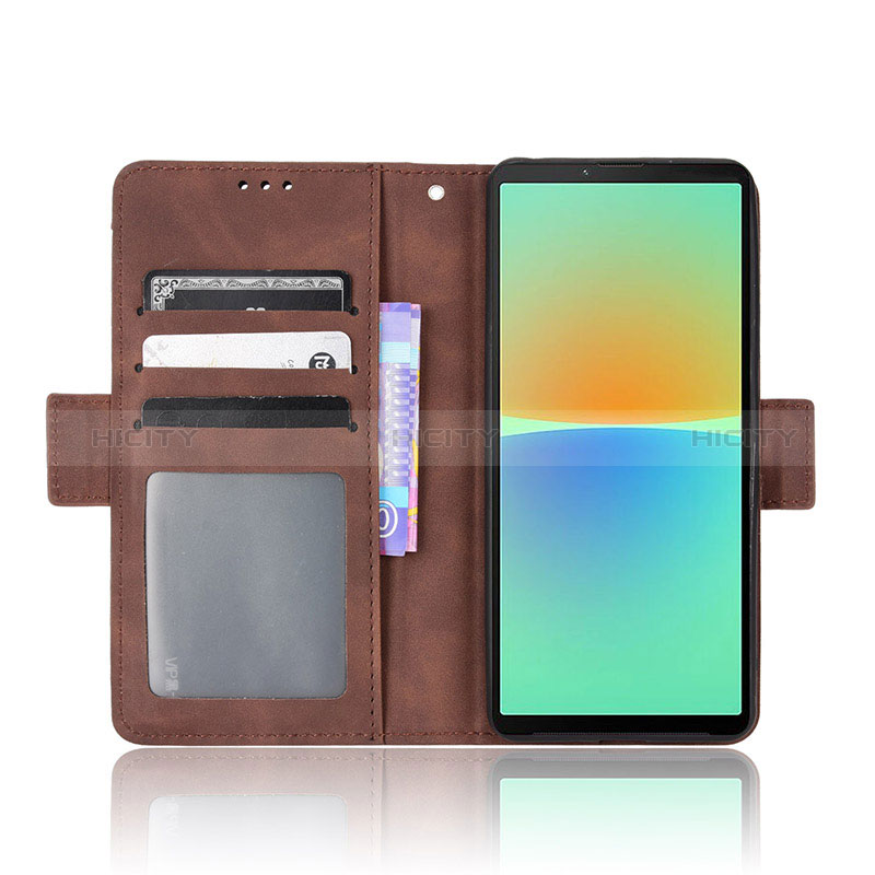 Coque Portefeuille Livre Cuir Etui Clapet BY3 pour Sony Xperia 10 IV Plus