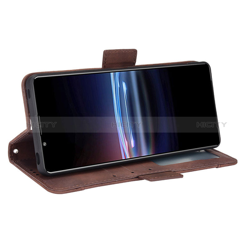 Coque Portefeuille Livre Cuir Etui Clapet BY3 pour Sony Xperia PRO-I Plus