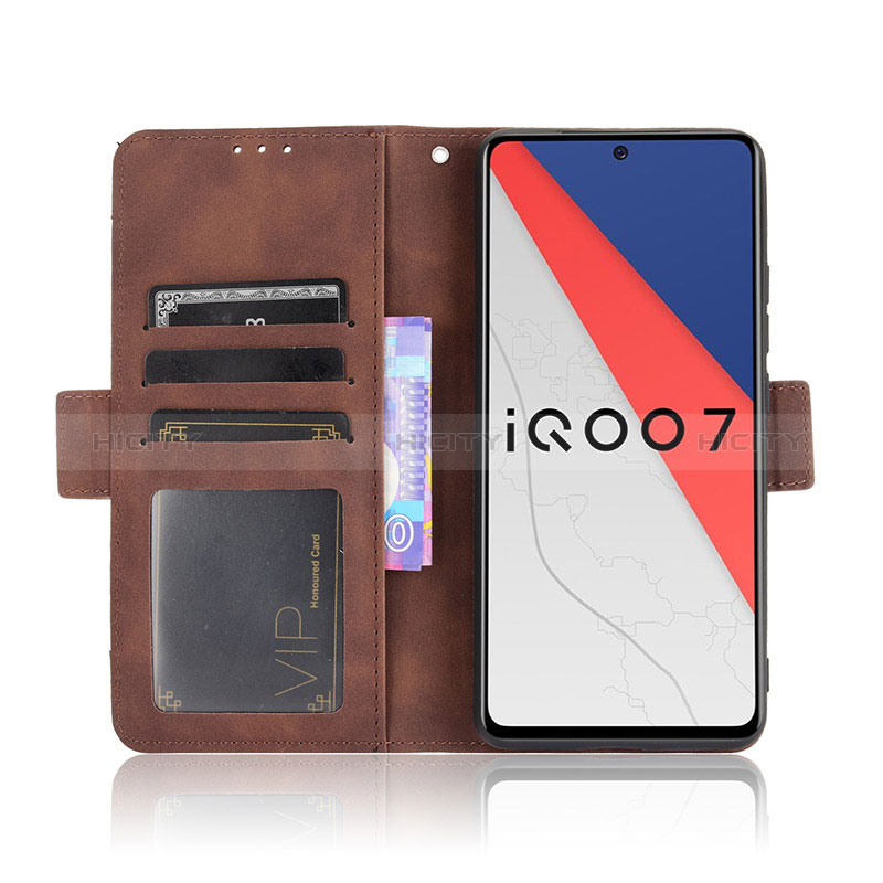 Coque Portefeuille Livre Cuir Etui Clapet BY3 pour Vivo iQOO 7 5G Plus