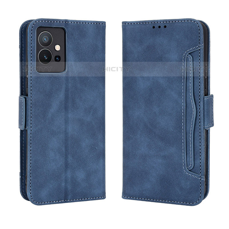 Coque Portefeuille Livre Cuir Etui Clapet BY3 pour Vivo T1 5G India Plus