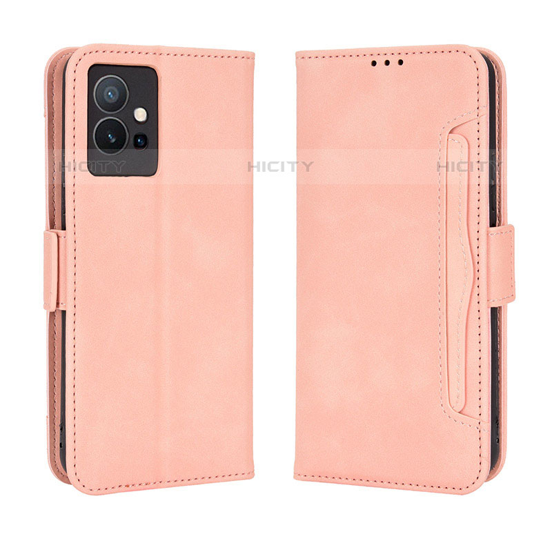 Coque Portefeuille Livre Cuir Etui Clapet BY3 pour Vivo T1 5G India Plus