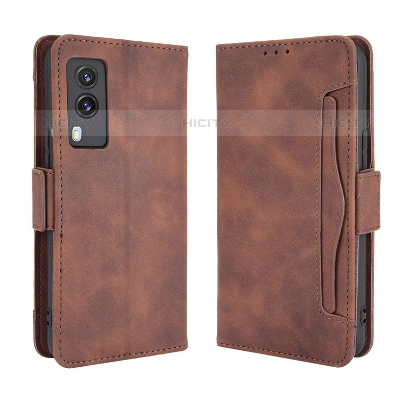 Coque Portefeuille Livre Cuir Etui Clapet BY3 pour Vivo V21e 5G Plus