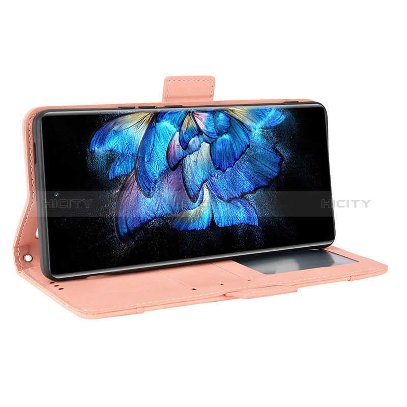 Coque Portefeuille Livre Cuir Etui Clapet BY3 pour Vivo X Note Plus