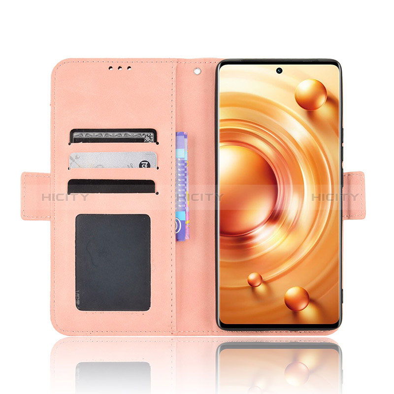 Coque Portefeuille Livre Cuir Etui Clapet BY3 pour Vivo X80 Pro 5G Plus