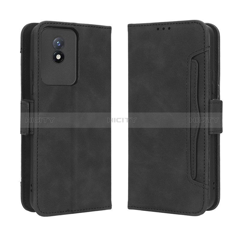 Coque Portefeuille Livre Cuir Etui Clapet BY3 pour Vivo Y02A Plus