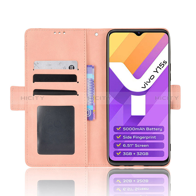 Coque Portefeuille Livre Cuir Etui Clapet BY3 pour Vivo Y10 Plus