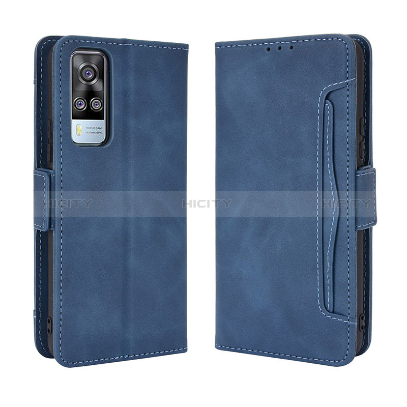 Coque Portefeuille Livre Cuir Etui Clapet BY3 pour Vivo Y31 (2021) Plus