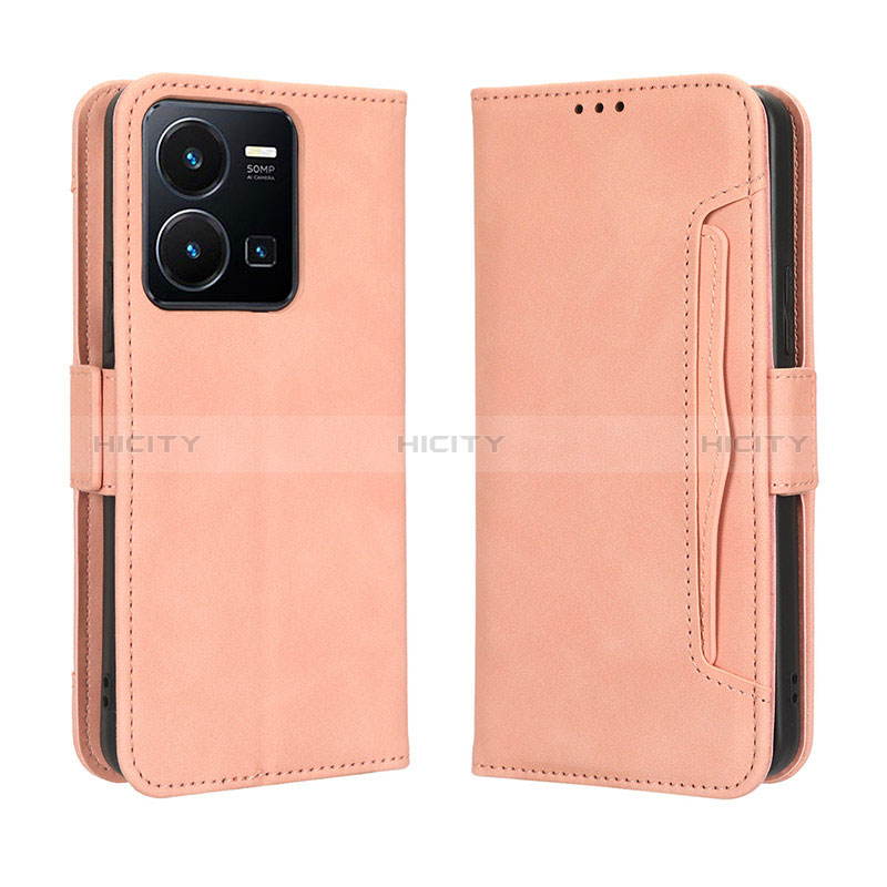 Coque Portefeuille Livre Cuir Etui Clapet BY3 pour Vivo Y35 4G Plus