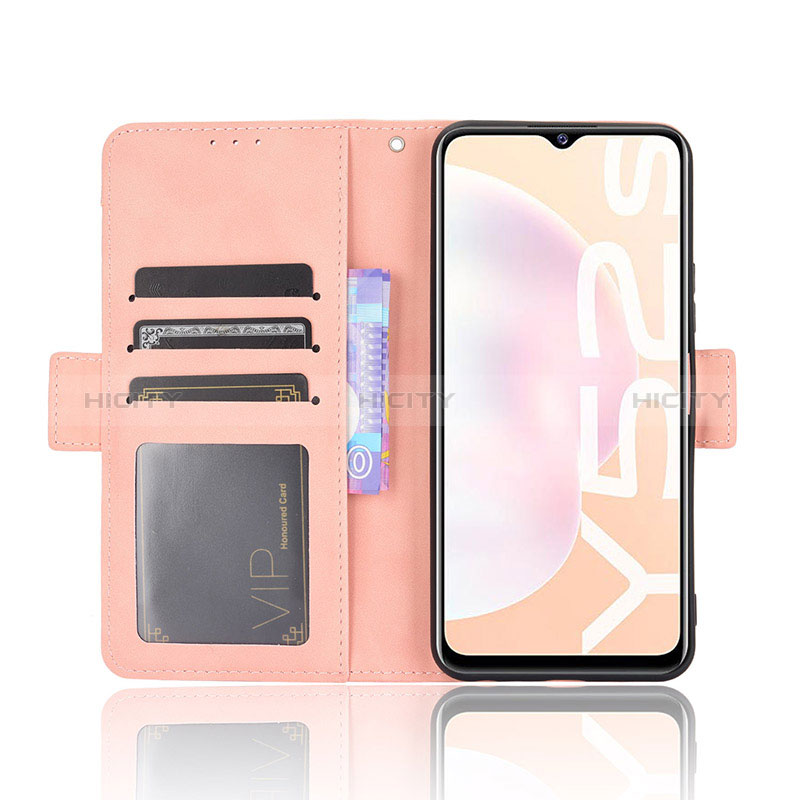 Coque Portefeuille Livre Cuir Etui Clapet BY3 pour Vivo Y52s t1 5G Plus